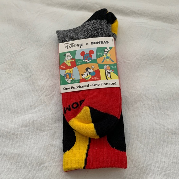 Bombas Underwear & Socks New Disney Mickey Mouse Bombas Crew Socks